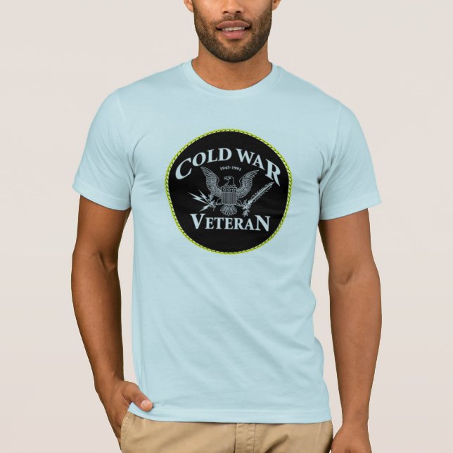 CAMISETA VETERANO DA GUERRA FRIA / HOMEM (Frente)