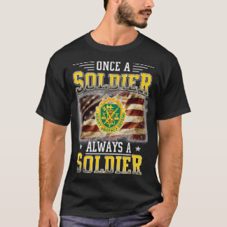 Camiseta Veterano da Polícia Militar Sempre Soldado