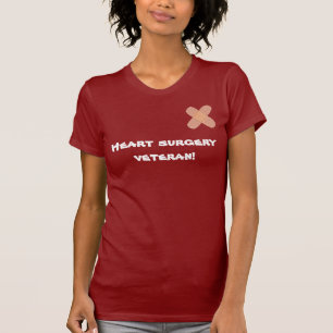 Camiseta veterano de cirurgia cardíaca