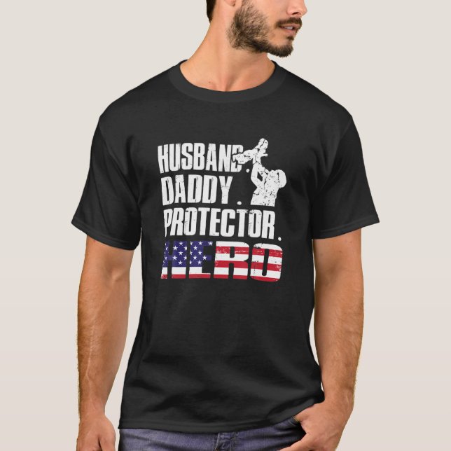Camiseta Veterano defensor do Pai do Exército de Mens (Frente)
