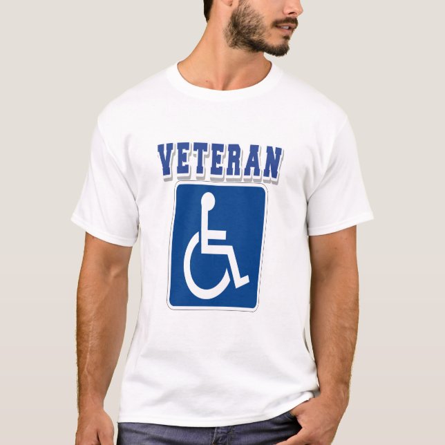 Camiseta Veterano deficiente (Frente)