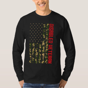 Camiseta Veterano Deficiente Veterano Soldado Militar Veter