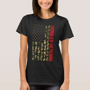 Camiseta Veterano Deficiente Veterano Soldado Militar Veter