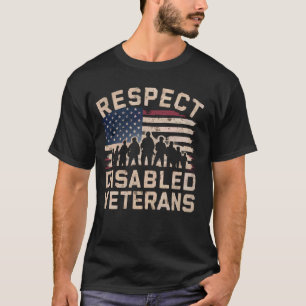 Camiseta Veterano Deficiente Veterano Soldado Militar Veter