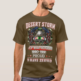 Camiseta Veterano Desert Tempestade Veterana Orgulhosa por 