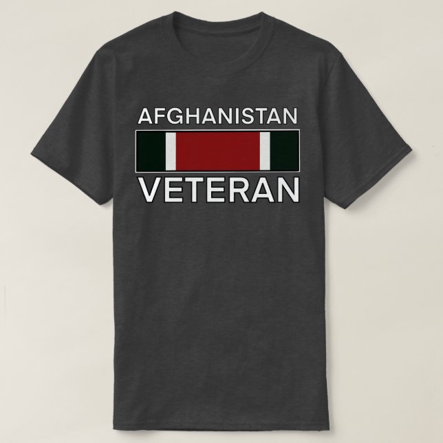 Camiseta Veterano do Afeganistão (Frente do Design)
