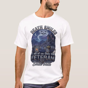 Camiseta Veterano do Sorriso da Morte Halloween Fantasma Ce
