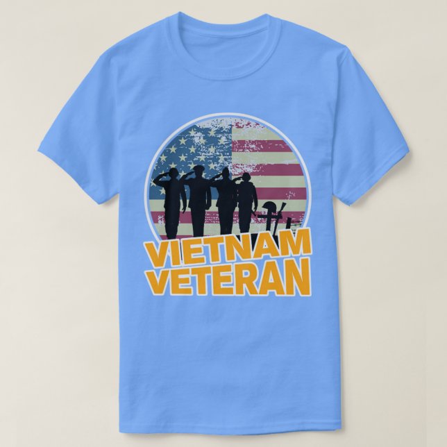 Camiseta Veterano do Vietnã Americano (Frente do Design)