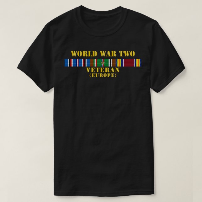 Camiseta Veterano do WII com EUR SVC (Frente do Design)