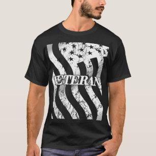 Camiseta Veterano dos EUA - vintage branco