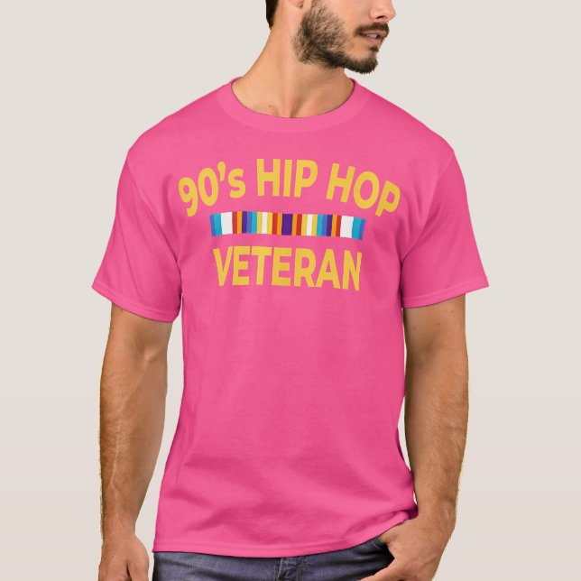 Camiseta Veterano Hip Hop De 90 (Frente)
