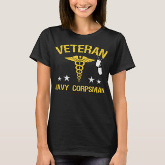 Camiseta Veterano Marinho Corpsman T shirt