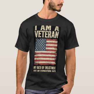 Camiseta Veterano - Meu Juramento Não Tem Data de Validade 
