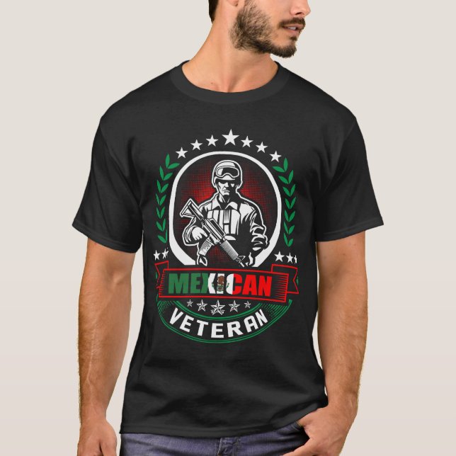 Camiseta Veterano mexicano (Frente)