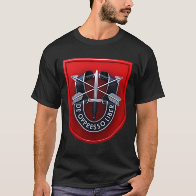 Camiseta Veterano Militar do Exército das Forças Especiais  (Frente)