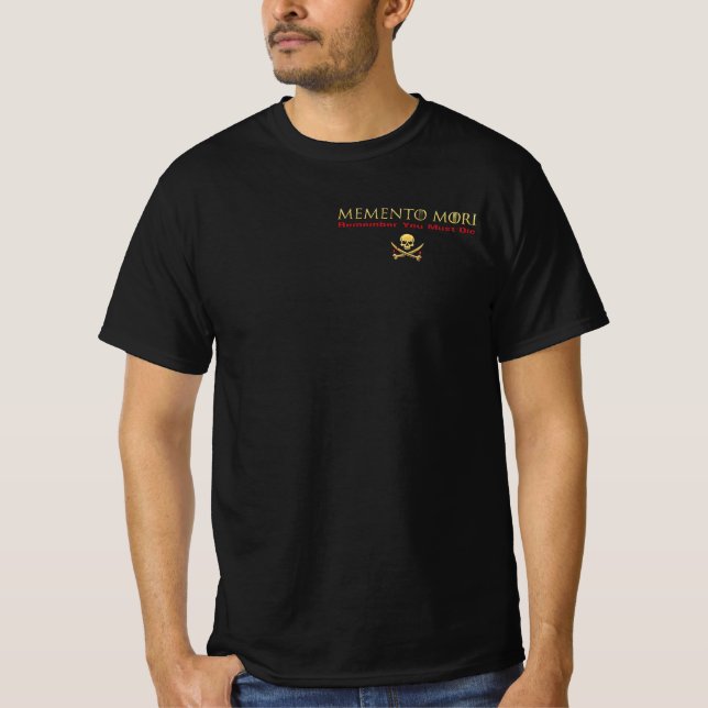 Camiseta Veterano US Flag Memento Mori (Frente)