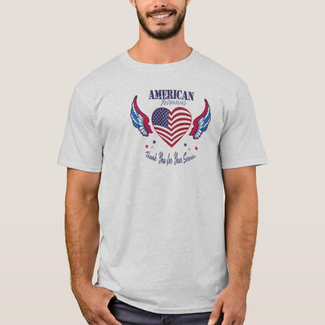 Camiseta Veteranos Americanos (Frente)