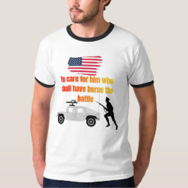 Camiseta veteranos americanos brancos