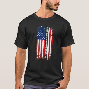 Camiseta Veteranos Antes de Refugiados Apoiam Militares Vet