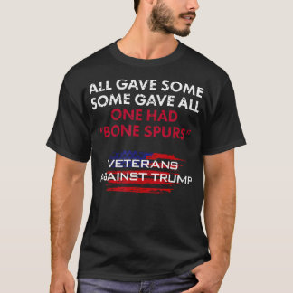 Camiseta Veteranos Anti-Trump Tshirt Draft Dodger Bone