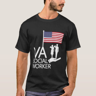 Camiseta Veteranos Apreciando A Bandeira Apoiada Pela Va So