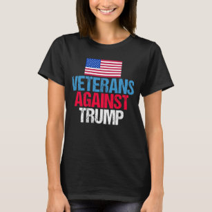 Camiseta Veteranos Contra Bandeira Americana
