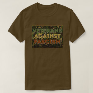 Camiseta Veteranos Contra o Camuflado Fascismo