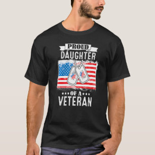 Camiseta Veteranos da Família Militar apoiam Filha Orgulhos