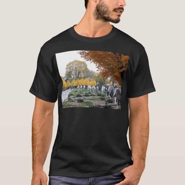 Camiseta Veteranos do memorial de Guerra da Coreia (Frente)
