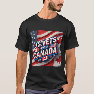 Camiseta Veteranos dos EUA para o Canadá Irmãos em Armas Ad
