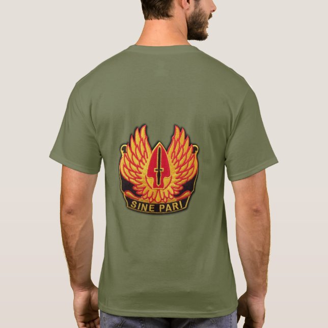 Camiseta Veteranos especiais do veterinário de Pari SOCOM (Verso)