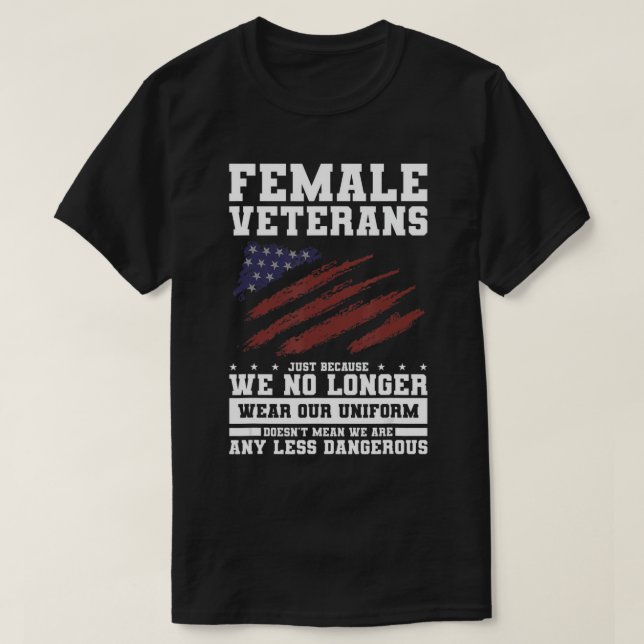 Camiseta Veteranos Femininos Só Porque Não Vestimos Nossa U (Frente do Design)