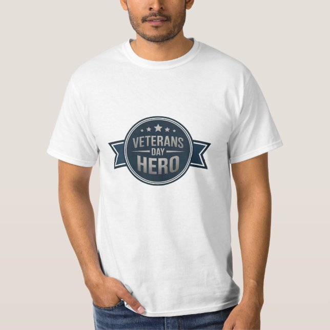 Camiseta Veteranos honestos com Gráficos de Homenagem (Frente)