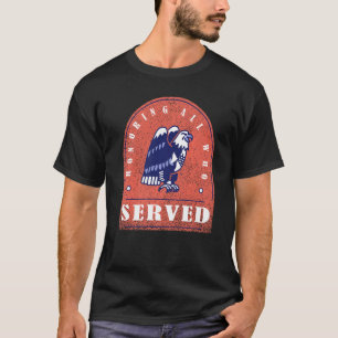 Camiseta Veteranos Honrando todos que serviram com águia