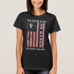 Camiseta Veteranos Militares Protestam Bandeira Sem Reis Am