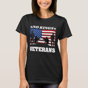Camiseta Veteranos Não Reis - Dia dos Veteranos Patriótico