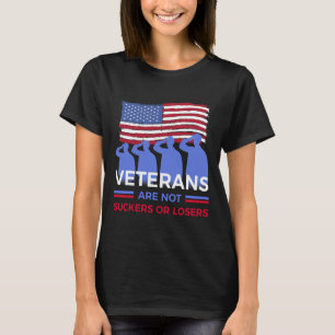 Camiseta Veteranos Não São Suckers Ou Perdedores