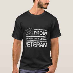 Camiseta Veteranos Orgulhosos Esposas De Veteranos American