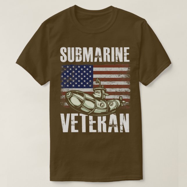 Camiseta Veteranos Submarinos (Frente do Design)