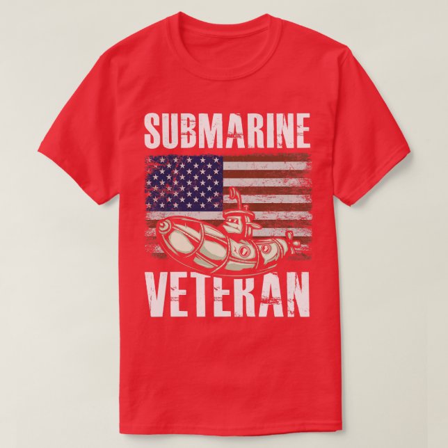Camiseta Veteranos Submarinos (Frente do Design)