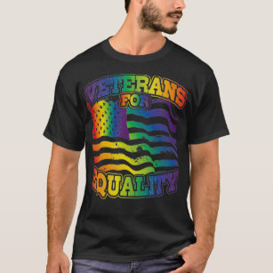 Camiseta Veterans For Equality For Military Veterans Suppor