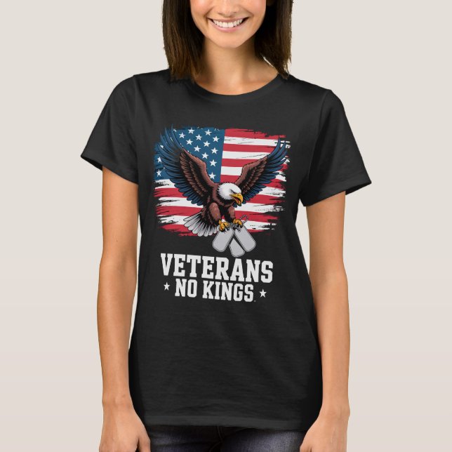 Camiseta Veterans No Kings American Eagle  (Frente)