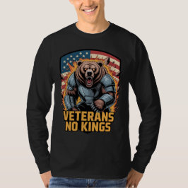 Camiseta Veterans No Kings Gráfico Urso