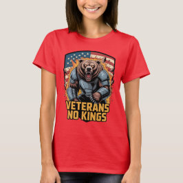 Camiseta Veterans No Kings Graphic Bear