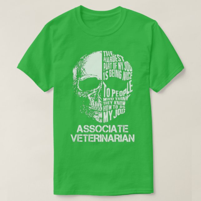 Camiseta Veterinária Associada Veterinária (Frente do Design)