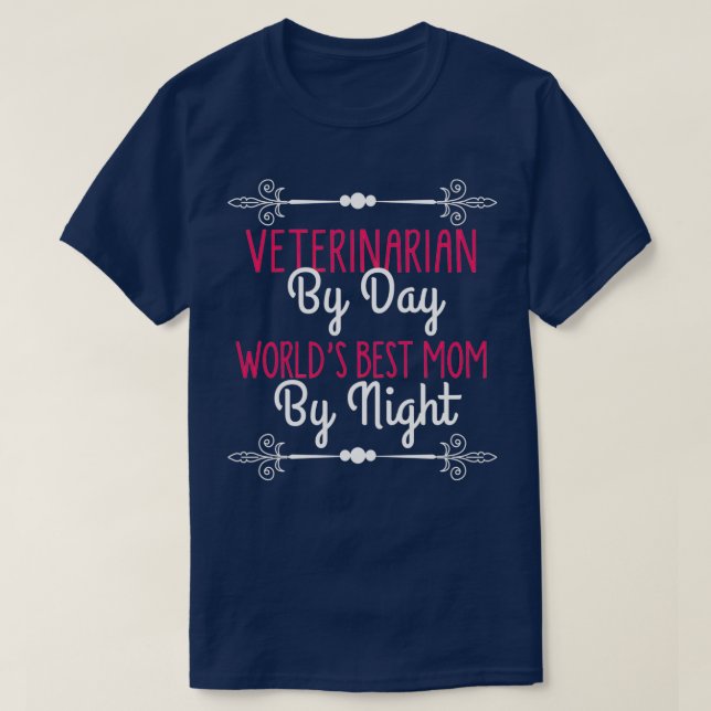 Camiseta Veterinária, melhor mãe (Frente do Design)