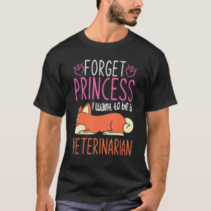 Camiseta Veterinária Princess Veterinary Assistant Vet Tec