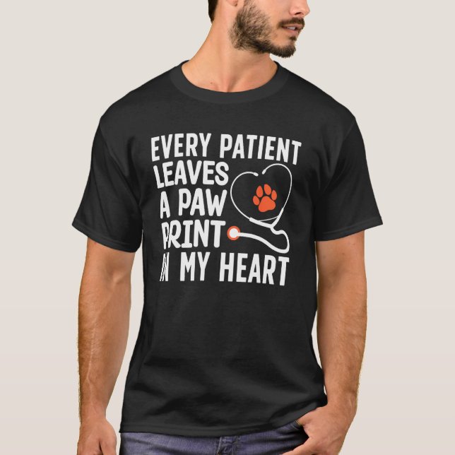 Camiseta Veterinarian For Men Women Pet Veterinary (Frente)