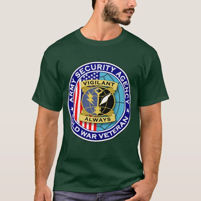 Camiseta Veterinário 2 da guerra fria do ASA (Frente)