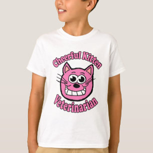 Camiseta Veterinário de Gatinho Alegre